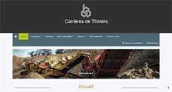 Desktop Screenshot of carrieres-thiviers.fr